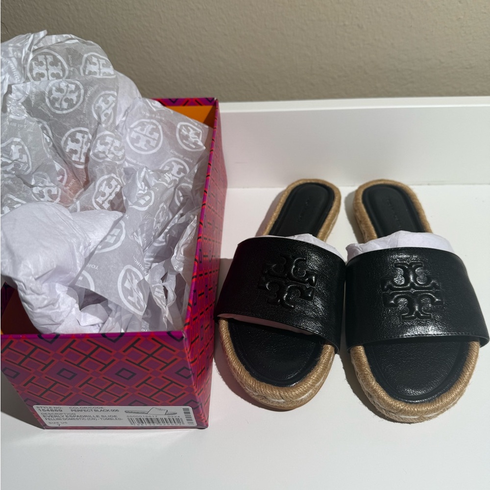 Tory Burch Black Sandals